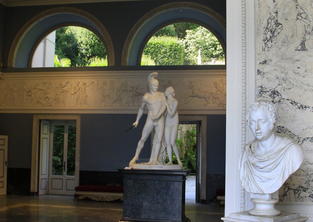 Villa Carlottas kunstværker fx Thorvaldsen